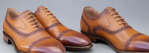Cap Toe Oxford Leather Sole