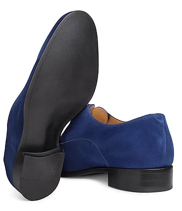 Cap Toe Suede Lace-up Shoe