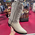 Imitation ostrich boot