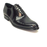 Mens Carrucci Hand Painted Oxford Lace Up Dress Shoe in Black