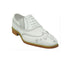 Mens Carrucci Burnished Leather Classic 1920's Wingtip Dress Shoe in Cognac