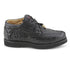 Los Altos Casual Black Genuine Caiman Boots