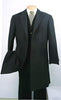 Dark Charcoal Masculine color Ankle length Fully Lined Overcoat Blend men's Car Coat - Mid length Wool Coat
