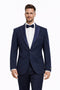 Mens Glitter Sequin Flashy in Color "Navy" Tuxedo Dinner Jacket Blazer Sportcoat
