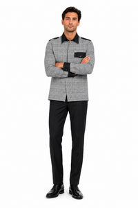 Apollo King Men's 2 Piece Walking Suit - Flat Front Pants