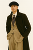All Weather Men's Dress Coat Belted Rain Coats ~ Long full Maxi length Trench Coats Black Long Style
