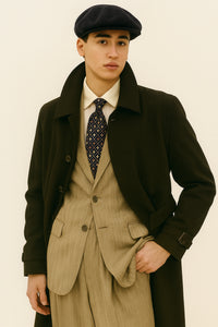 All Weather Men's Dress Coat Belted Rain Coats ~ Long full Maxi length Trench Coats Black Long Style