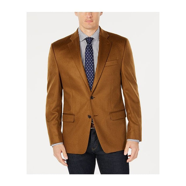 Chesnut brown Notch collar Wool Overcoat