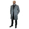 Chesterfield Black Herringbone wool blend Overcoat