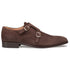 Actore II Chestnut Suede Double Monk Strap Shoes By Mezlan Made In Spain Brand