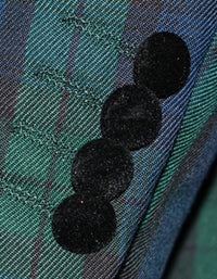 Holiday Jacket - Christmas Green Dinner Jacket - Part Blazer