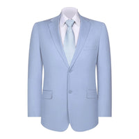 Mens Blazer Classic Fit Sport Coat Two Buttons Lightweight Suit Jacket Iceberg Green