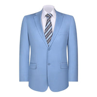 Mens Blazer Classic Fit Sport Coat Two Buttons Lightweight Suit Jacket Iceberg Green