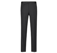 Mens Traditional Two Button Classic Fit Notch Black Tuxedo