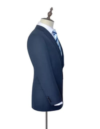 Classic Notch Lapel Navy Suits for Men Dark Blue Mens Suits 