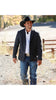 Cinch Men's Charcoal Grey Western Suit Jacket with Paisley Lining
