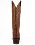 Ferrini Men's Stallion Alligator Belly Boots French Toe Handcrafted Cognac