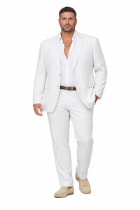 Mens Colin Farrell Miami Vice White Suit