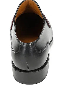 Carrucci Mens Penny Loafer in Contrast Strap
