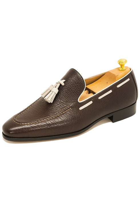 Contrast Tassel Loafer