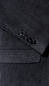The Cordell Black 2pc Cotton Corduroy Notch Lapel Suit