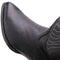 Los Altos Men's Genuine Elk Skin Black J-Toe Cowboy Boots