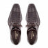 Genuine Crocodile Brown Anderson Lace-Up By Mezlan Made In Spain Brand