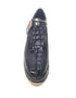 Los Altos Perforated Crocodile Tail Sneakers