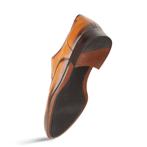 Fratello Split-toe Deer Laceup Cognac By Mezlan Made In Spain Brand