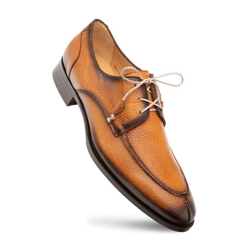 Fratello Split-toe Deer Laceup Cognac By Mezlan Made In Spain Brand