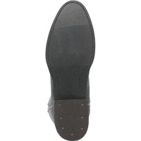 Dingo Round Toe Black Western Leather Boots