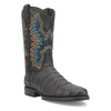 Dingo Round Toe Black Leather Boots