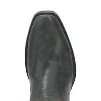 Dingo Black and Tan Snoot Toe Leather Western Boots