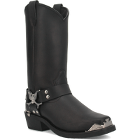 Chopper Leather Harness Biker Boot