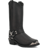 Chopper Leather Harness Biker Boot