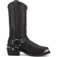 Chopper Leather Harness Biker Boot