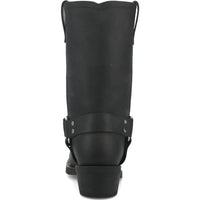 Dingo Black Oil Resistant Leather Mens Biker Boot