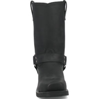 Dingo Black Oil Resistant Leather Mens Biker Boot