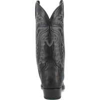 Dan Post Men’s Winston Black Genuine Lizard Skin Round Toe Cowboy Western Boot