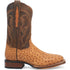 Dan Post Men’s Kershaw Saddle/Brown Genuine Ostrich 11” Cowboy Certified Leather Boot