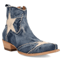 Dan Post Stardust Denim Booties - Luxury Men's Western Boots