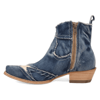 Dan Post Stardust Denim Booties - Luxury Men's Western Boots