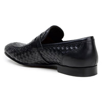 Belvedere Luca Black Genuine Alligator Leather Oxford