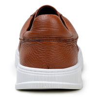 Belvedere Matteo Deerskin Loafer - Antique Tan Leather
