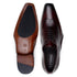 Belvedere Otto - Antique Burgundy Alligator Dress Shoe