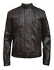 Men's Bucky Barnes Dark Brown Zipper Cuffs Jacket Barn Jackets