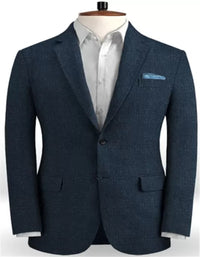 Dark Blue Customized Prom Outfits Suits Wedding Groomsmen Tuxedo Online