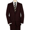Dark Brown Coat Notch Lapel Side Vented Jacket
