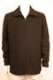 Zipper Collar Jacket Dark Charcoal Masculine color Overcoat