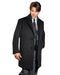 90% Wool fabric Sports Coat Dark Charcoal Masculine color Overcoat | Winter men's Topcoat Sale